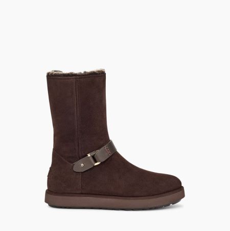 UGG Classic Berge Short Suede Dark Boots for Women (LTKA18206)